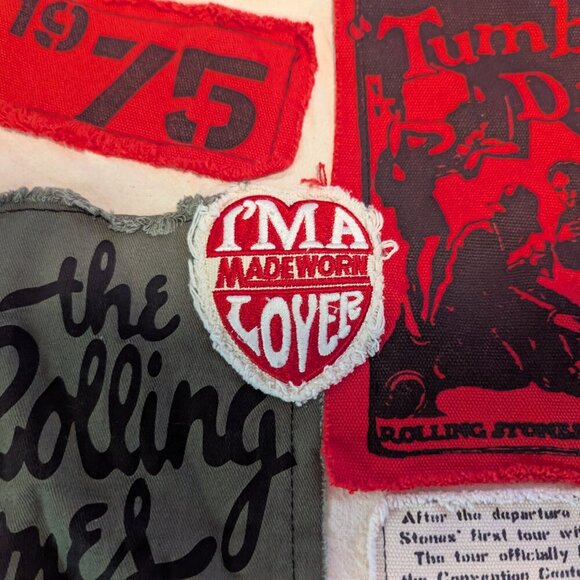 MadeWorn Rolling Stones Drawstring Bag Tumbling Dice 1975 Im a Madeworn Lover - Picture 3 of 6